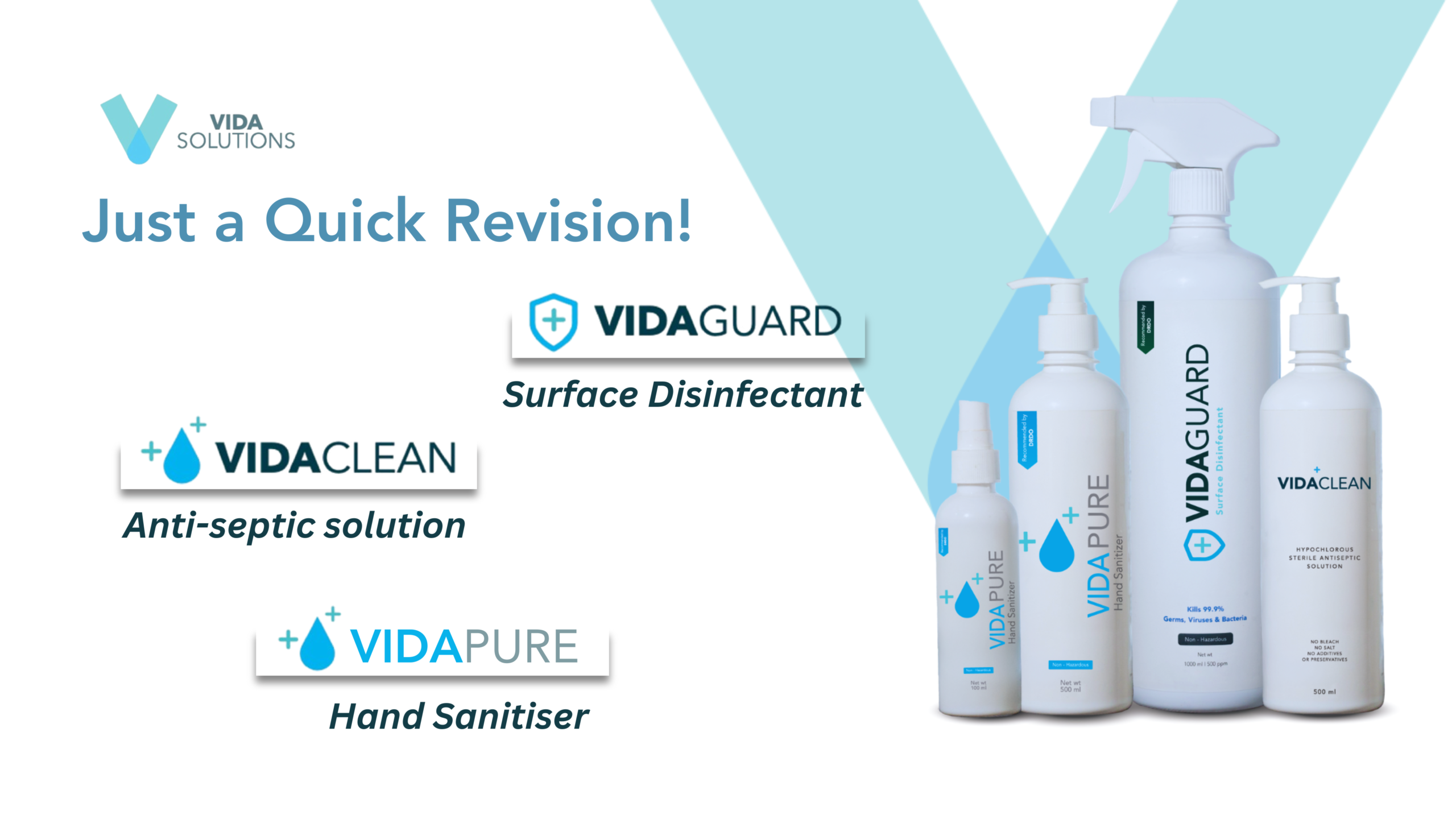 Vida products creative